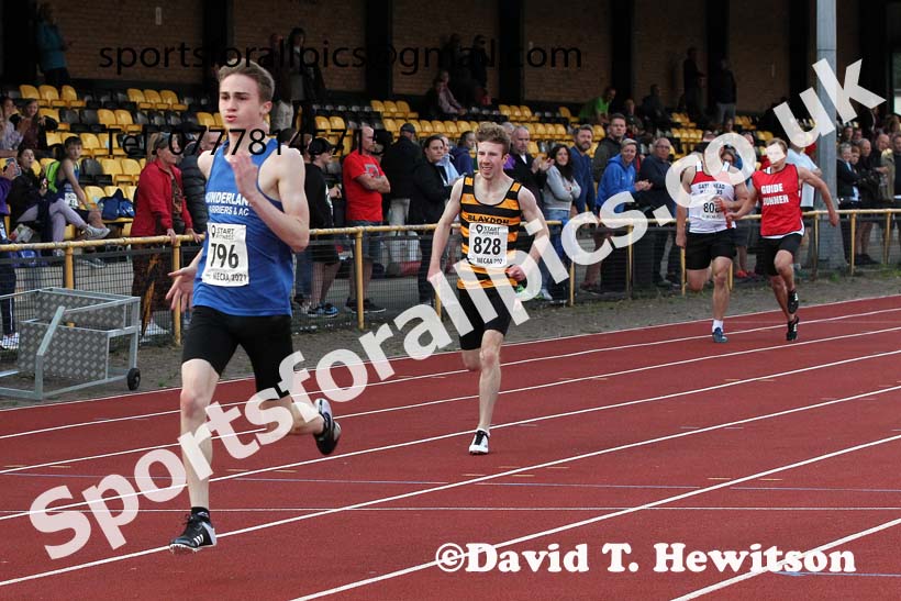 200 metres, 2021 North East Grand Prix 6, Monkton, Wednesday, August 4th. Photo: David T. Hewitson/Sports for All Pics